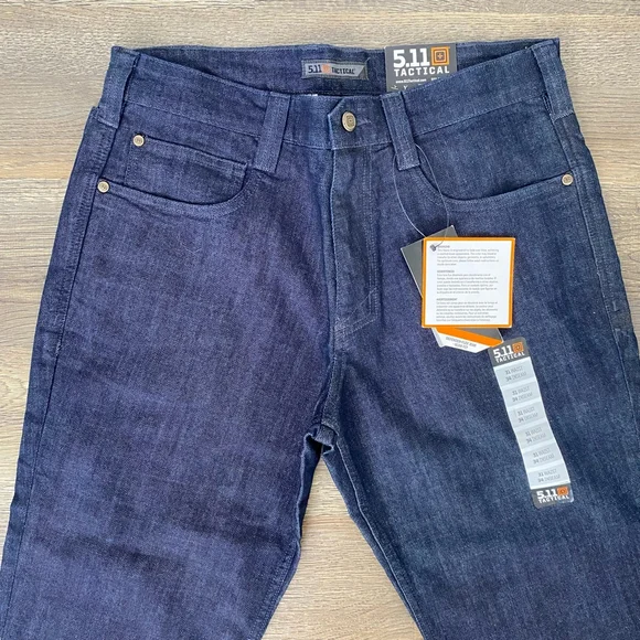 5.11 Tactical Jeans 31x34 Blue Defender Flex Slim Jeans Indigo Dressy Casual